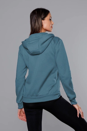 Bluza damska sportowa szaroniebieska (W03-09)