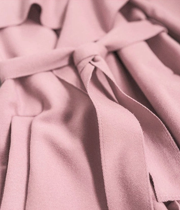 MINIMALISTYCZNY PŁASZCZ ANTYCZNY RÓŻ (678ART)