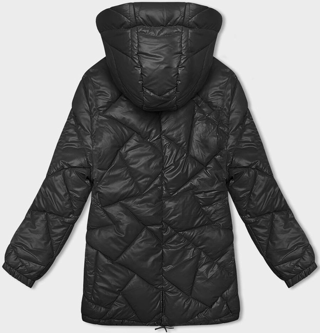 Damska kurtka zimowa pikowana czarna (5M3189-392)