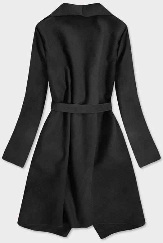 MINIMALISTYCZNY PŁASZCZ CZARNY (678ART)