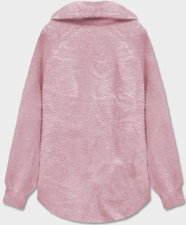 Krótka narzutka alpaka blady róż (CJ65)