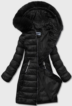 Lekka kurtka przejściowa damska czarna (b8058-1)