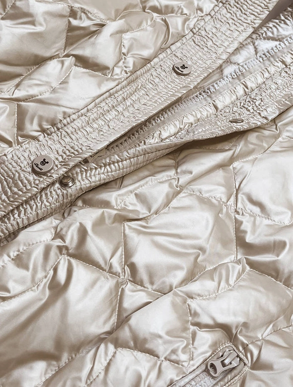 LUŹNA KURTKA DAMSKA NIETOPERZ BEŻOWA (750ART)