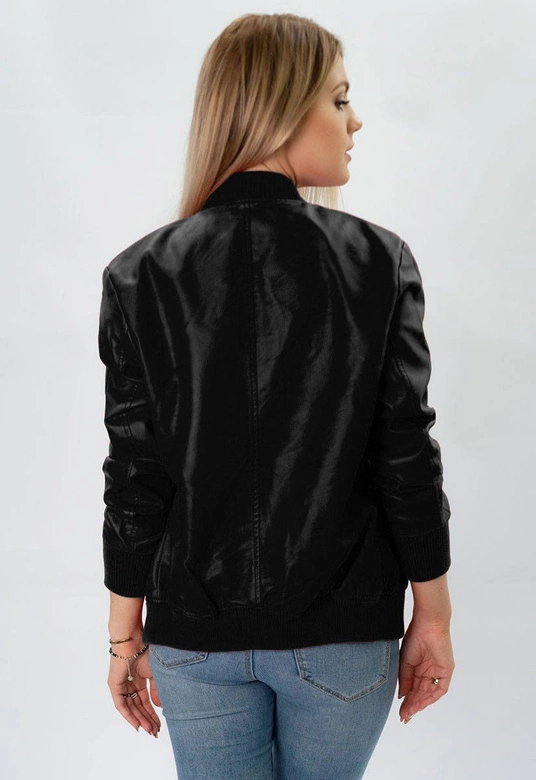 KURTKA PILOTKA CZARNA (XW12X)