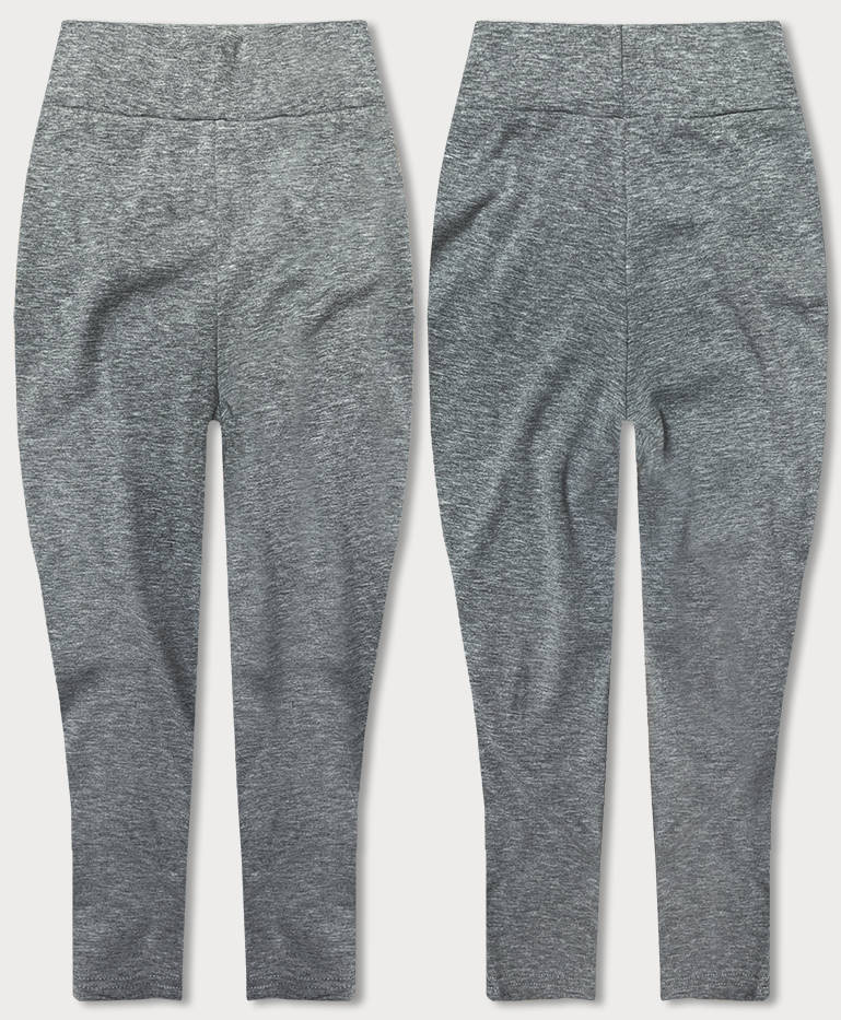 Bawełniane legginsy 3/4 szare (YW01045-a3)
