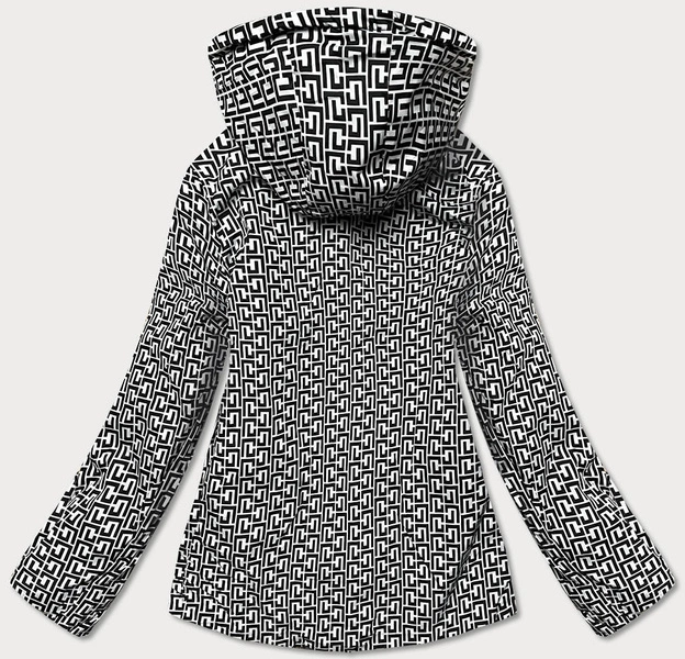 Dwustronna kurtka damska czarno/biała (w588big)