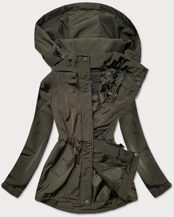 KURTKA - PARKA DAMSKA KHAKI (6365BIG)
