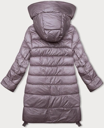 Puchowa kurtka zimowa damska Glakate różowa (LU-238002#)