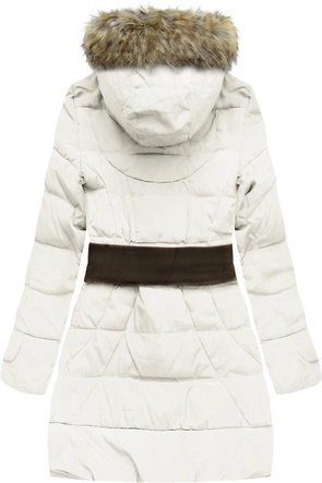 KURTKA Z KAPTUREM I PASKIEM BIAŁA (1976)