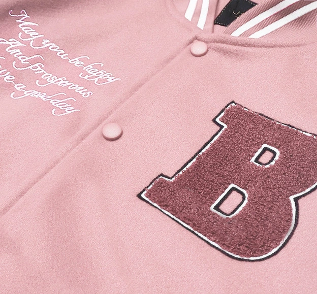 Kurtka damska bomber różowa (16M9067-46)