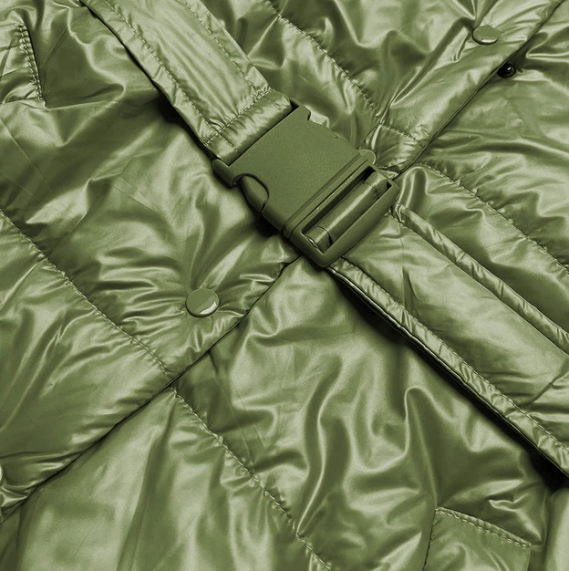 Bezrękawnik damski oversize zielony (ka-016)