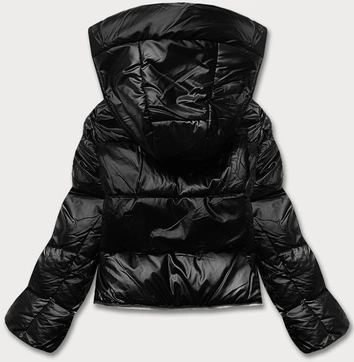 Kurtka zimowa damska trzy długości czarna matowa (ag8-003)