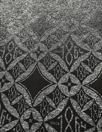 Męskie spodenki z nadrukiem ciemne szare (8K1120-5)