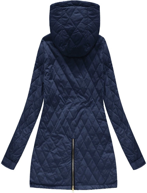 DWUSTRONNA KURTKA Z KAPTUREM BEŻOWA (XW610X)