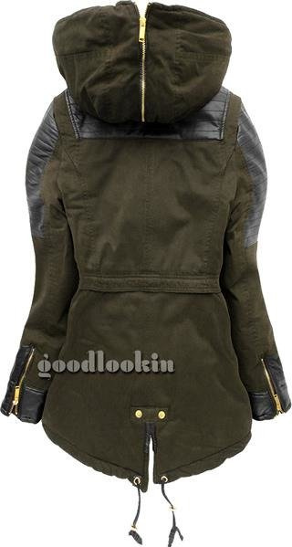 PARKA ZIMOWA GO-START ARMY (AH-CK668)