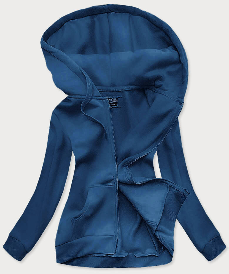 Bluza damska sportowa ciemny niebieski (W03-16-17)