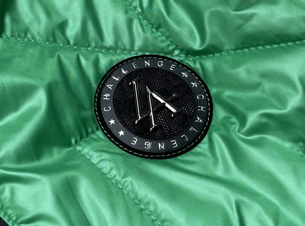 Pikowana kamizelka damska zielona (B8127-82)