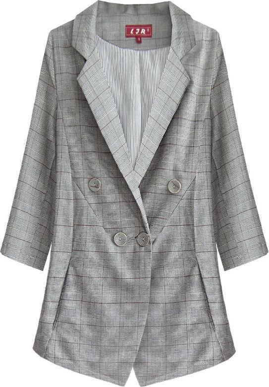 MARYNARKA W KRATKĘ SZARA (1290/2)