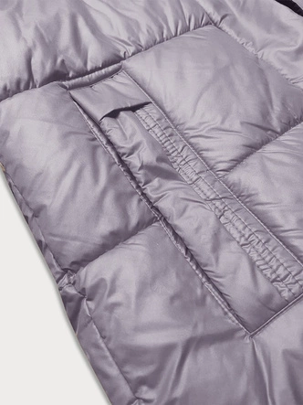 Zimowa kurtka damska z kapturem Glakate wrzos (LU-238001#)