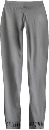 BŁYSZCZĄCE LEGGINSY Z DŻETAMI SZARE (373ART)