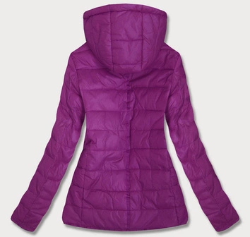 DAMSKA KURTKA PIKOWANA FIOLETOWA (W351)