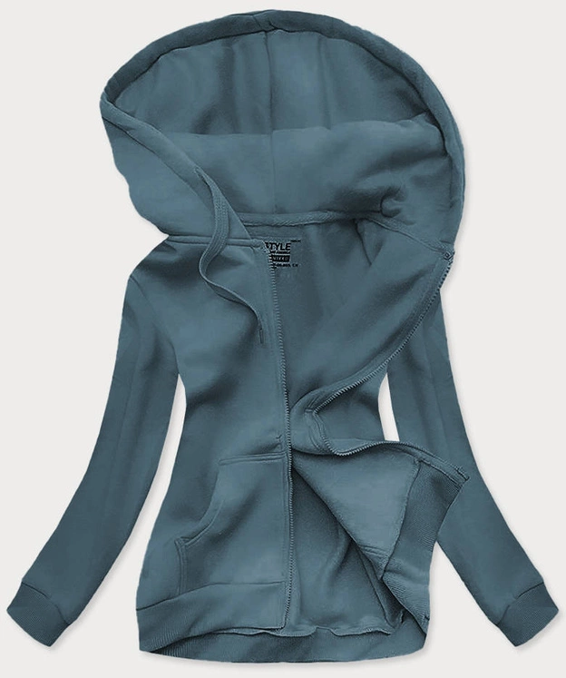 Bluza damska sportowa szaroniebieska (W03-09)