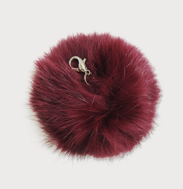 Zimowa kurtka damska z odpinanymi rękawami burgundowa (w761)