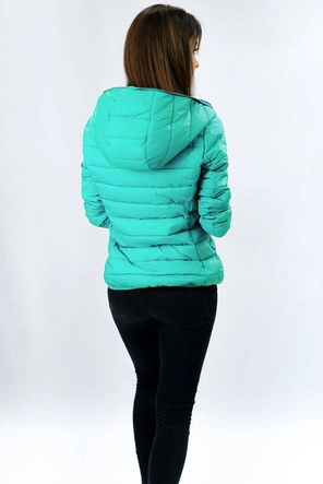 PIKOWANA KURTKA Z KAPTUREM MORSKA (7092)