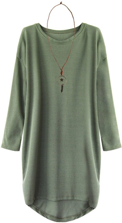 SUKIENKA OVERSIZE Z WISIORKIEM KHAKI (219ART)