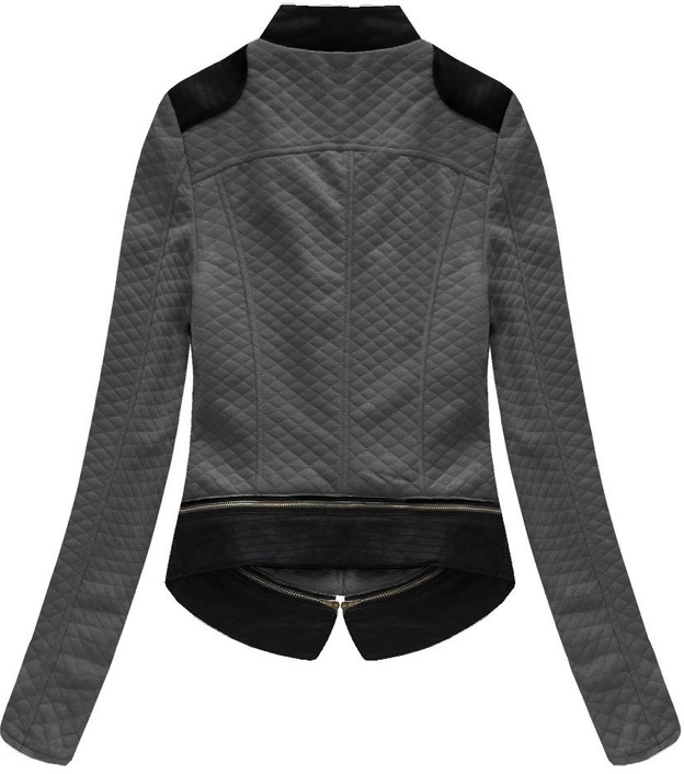 RAMONESKA Z ŁĄCZONYCH MATERIAŁÓW GRAFITOWA (FG863)