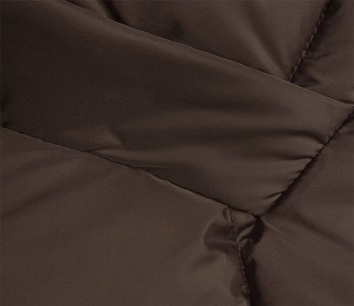 Przejściowa kurtka z kapturem brązowa (LHD-23002)