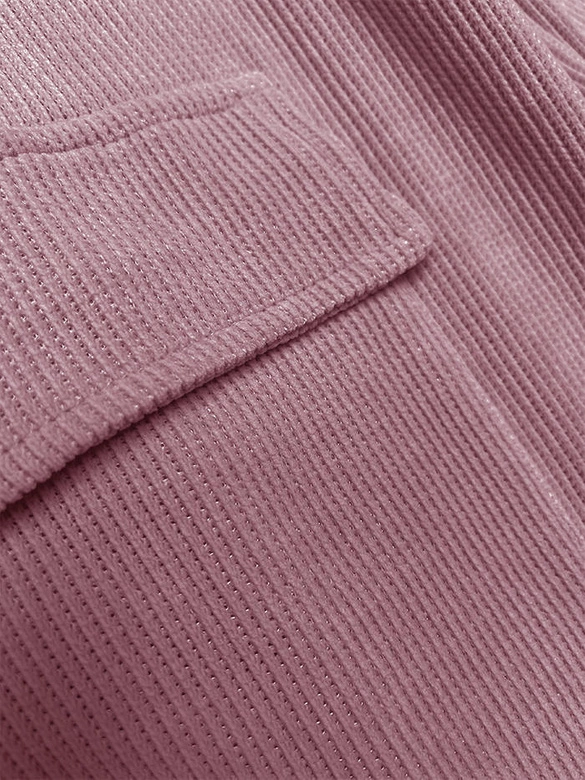 Casualowy komplet ze spodniami typu cargo różowy (AMG-338A)