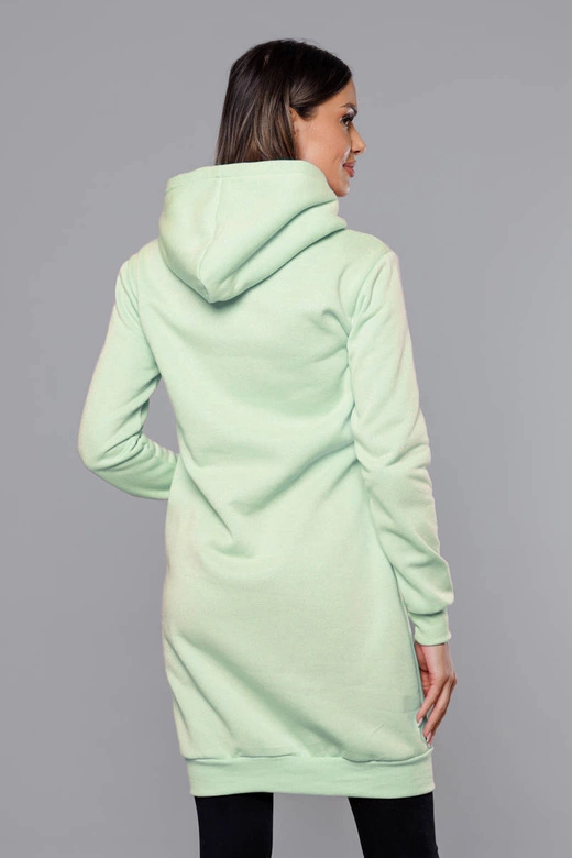 Długa bluza dresowa pistacjowa (YS10005-39)