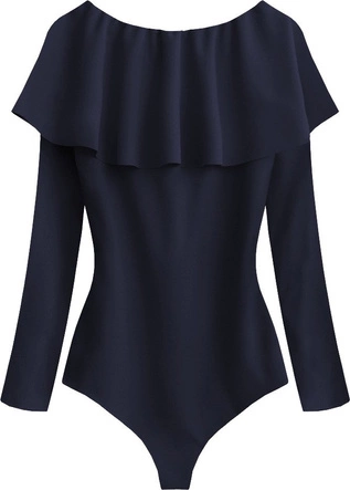 BODY Z DŁUGIM RĘKAWEM GRANATOWE 1 (539ART)