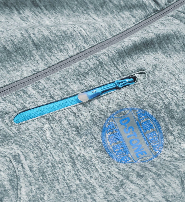 Damska kurtka sportowa typu softshell szaro-niebieska (DW-21605)