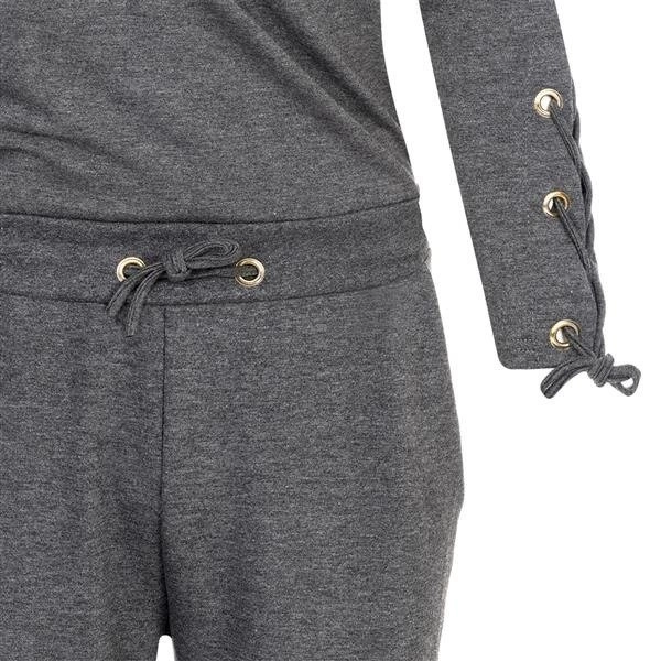 DŁUGI KOMBINEZON KOPERTOWY GRAFITOWY (K01)