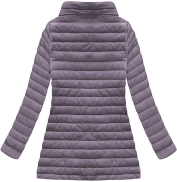 PIKOWANA KURTKA Z KAPTUREM FIOLETOWA (7473-PLUS)