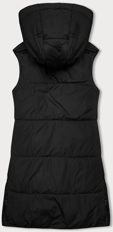 Taliowana kamizelka damska czarna (16M9093-392)