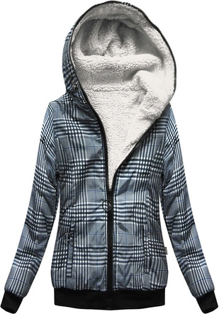 DWUSTRONNA BLUZA Z KAPTUREM GRANATOWO-BIAŁA (659A)