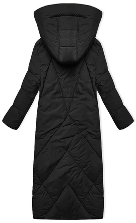 Zimowa kurtka damska do kolan J Style czarna (5M3232-392)