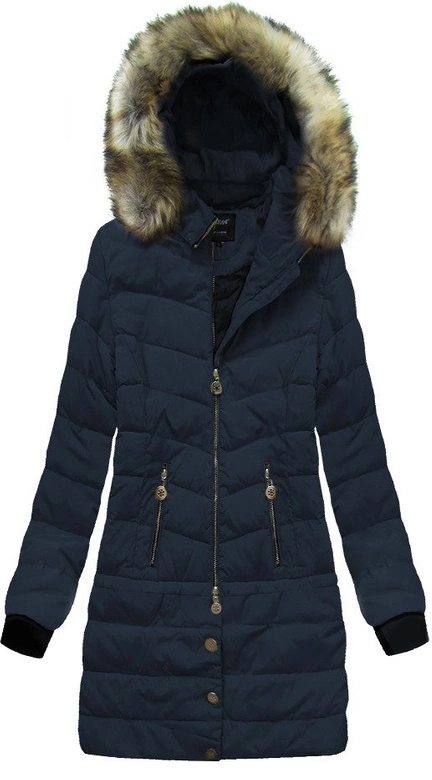 KURTKA ZIMOWA Z KAPTUREM GRANATOWA (1945)