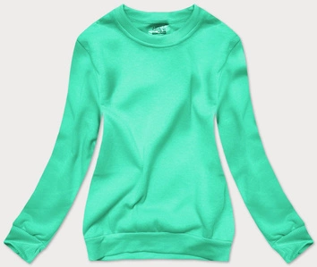 BLUZA DRESOWA DAMSKA ZE ŚCIĄGACZAMI MIĘTOWA (W01-39)