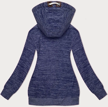 Rozpinana bluza polarowa granat melanż (2310)