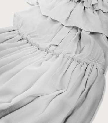 SUKIENKA HISZPANKA MAXI SZARA (344ART)