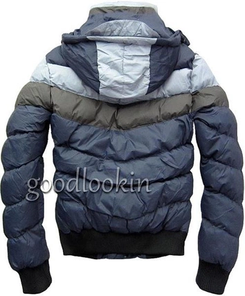 GRANATOWA KURTKA ZIMOWA GO START (7832)