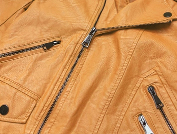 Ramoneska damska musztardowa (BN-20025-73)