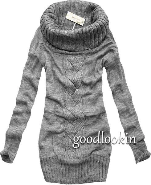 SWETER SERRATO SZARY (8833)