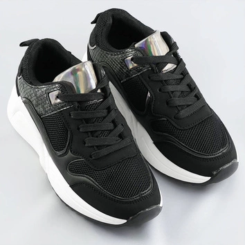 Sportowe buty damskie czarne (6348)