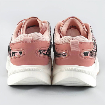 Sportowe buty damskie różowe (6348)