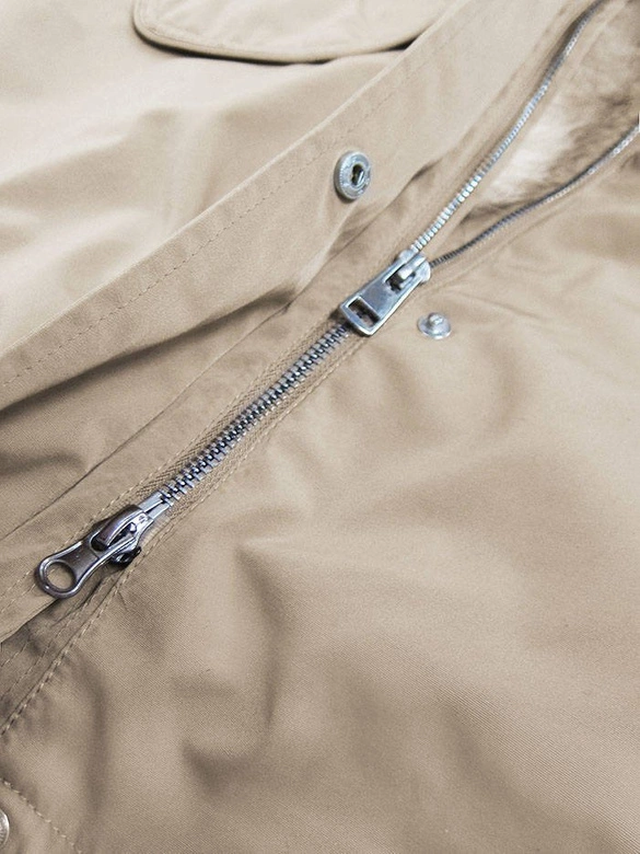 DAMSKA PARKA ZIMOWA Z PODPINKĄ BEŻOWA (GWW1966)